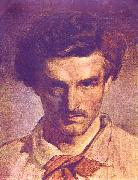 Anselm Feuerbach Self portrait oil